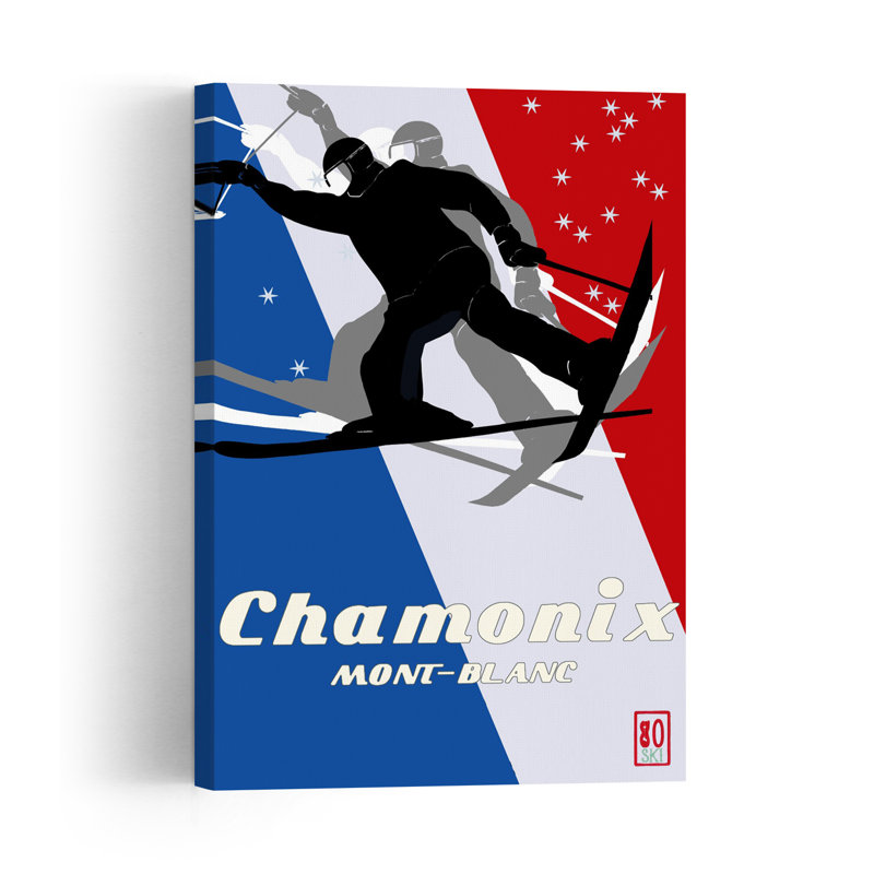 Chamonix Mont-Blanc, H 18 po x l 12 po