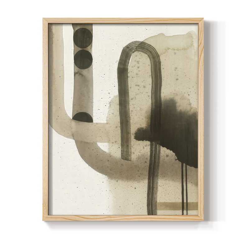 «Muddy Mécanismes II», reproduction encadrée - bois massif, Naturel, H 21 po x l 17 po