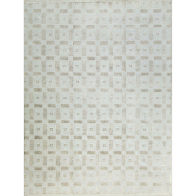 Wool Area Rug in Beige