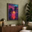 Tropical Sunset Paradise Retro - Wrapped Canvas-333266886-333266908