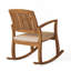 Chaise berçante avec coussin confortable