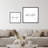 Geometric Line Pattern Wall Decor - Minimalist Neutral Abstract Artwork - Framed Canvas Master Bedroom Wall Art Work 2 Pieces Print-97923446-97923447-108572871