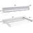 White Foldable Wall-Mounted Drying Rack
