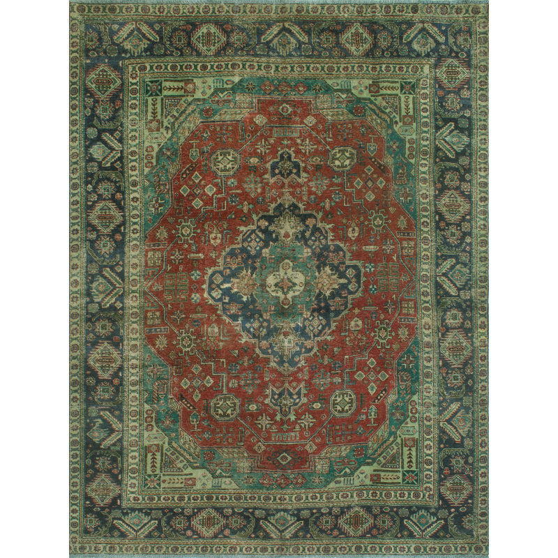 Tapis rouge délavé Fine Vintage