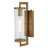Dunston Natoli 1 - Light Seeded Glass Outdoor Armed Sconce with Dusk to Dawn-1701485228-1614284535
