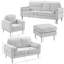 Ensemble de salon en cuir Reisterstown