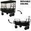 Chariot pliable avec auvent 480Lbs-112289094