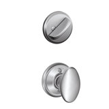 Siena Single Cylinder Interior Knob Set (Exterior Portion Sold Separately)