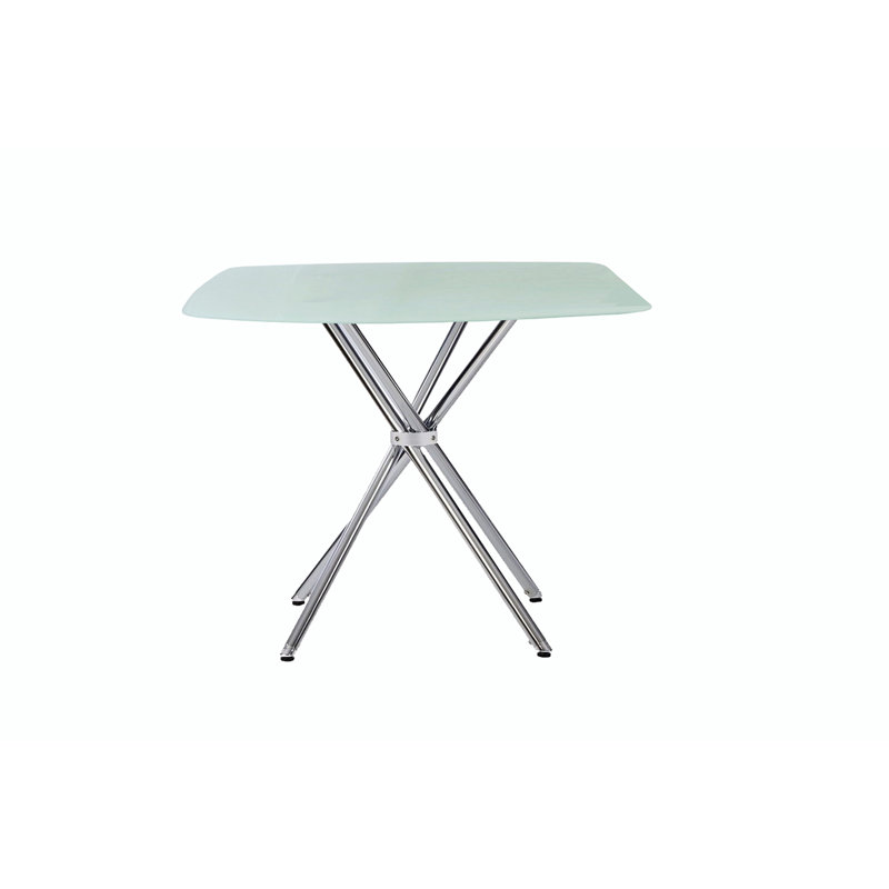 Square Frosted Tempered Glass Table,Dining Table,Living Room Table