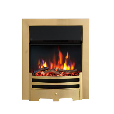 BAUHAUS FLAMEKO 23.3 cm W Recessed Wall Mounted Electric TV Stand