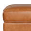 Repose-pieds rectangulaire en cuir véritable Essex-124827402