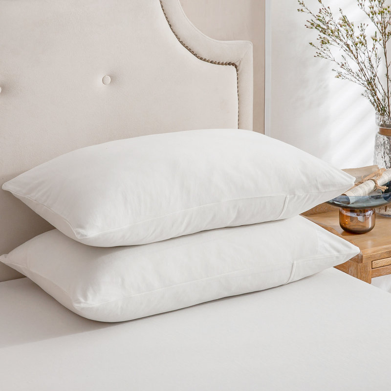 HOME BEDDING Jersey Cotton Duvet Cover Set, Queen Duvet Cover + 2 Standard Shams, Off-White