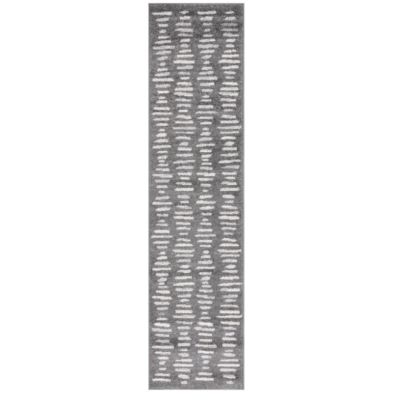 Kambel Tulum Performance Abstract Rug, Runner 2' x 8'