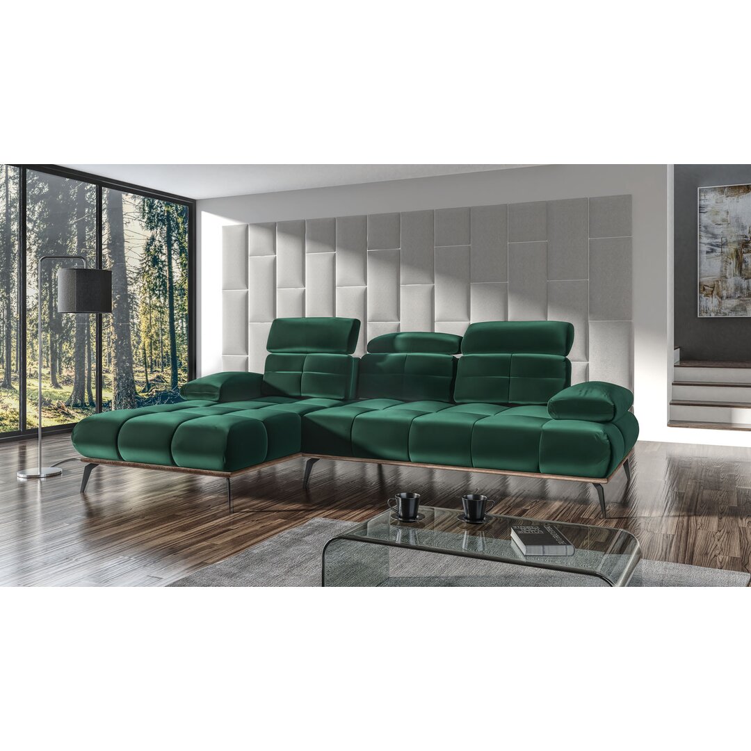 Premium Ecksofa Biggs aus Samt