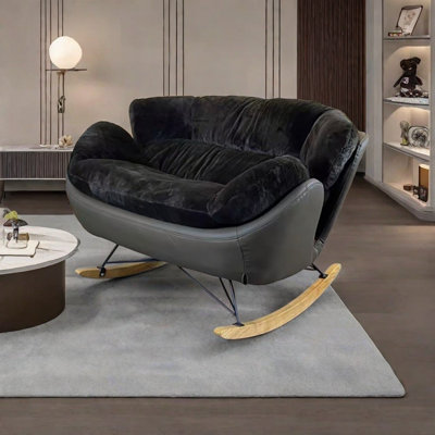 Chaise berçante de luxe italienne