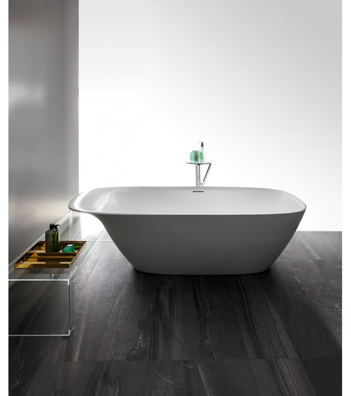 Ino 70.87'' L Freestanding Soaking Bathtub