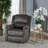 Comfortable Manual Reclining Chair With Swivel Function For Relaxation-1815207695