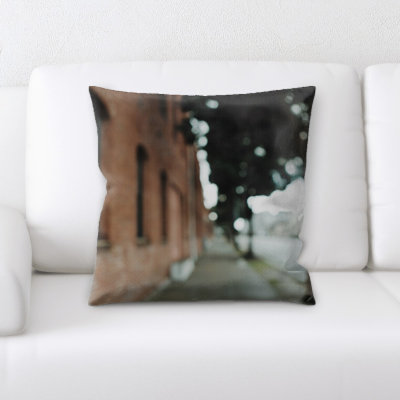 Microsuede Reversible Throw Pillow