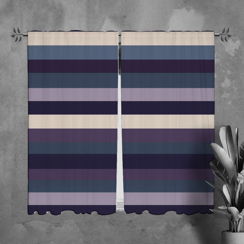 Paire de rideaux obscurcissant en polyester Zinat, L 20 po x L 61 po