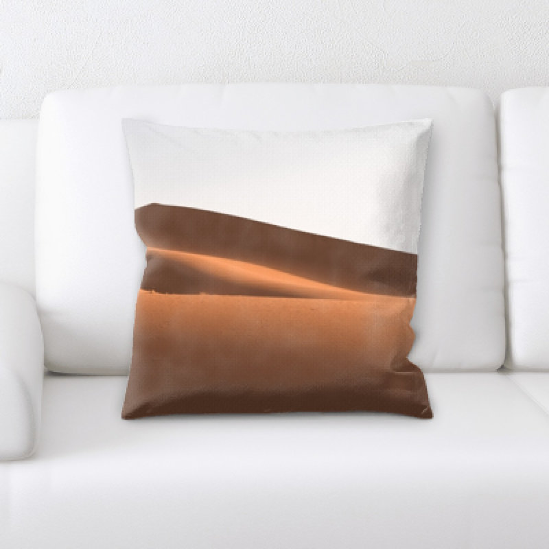 Desert Microsuede Reversible Throw Pillow
