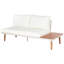 5 Seater Garden Sofa Set Off-White Mondello