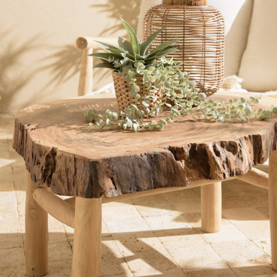 Zech Solid Wood Four Leg Coffee Table