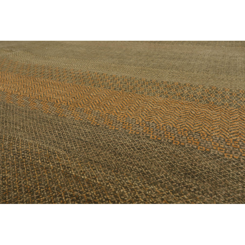 Tapis oriental en laine noué à la main KPSI Mikhaelin Kohlberg de 8 po x 10 po Joran