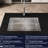 Nano Gray Undermount Kitchen Sink With Scratch- Surface 30" X 19" Stainless Steel Finish -