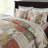 HoneiLife King Size 3‑Piece Paisley Farm Brown Handmade Patchwork Quilt Set, 100% Cotton Bedding Quilt with Matching Pillow Shams