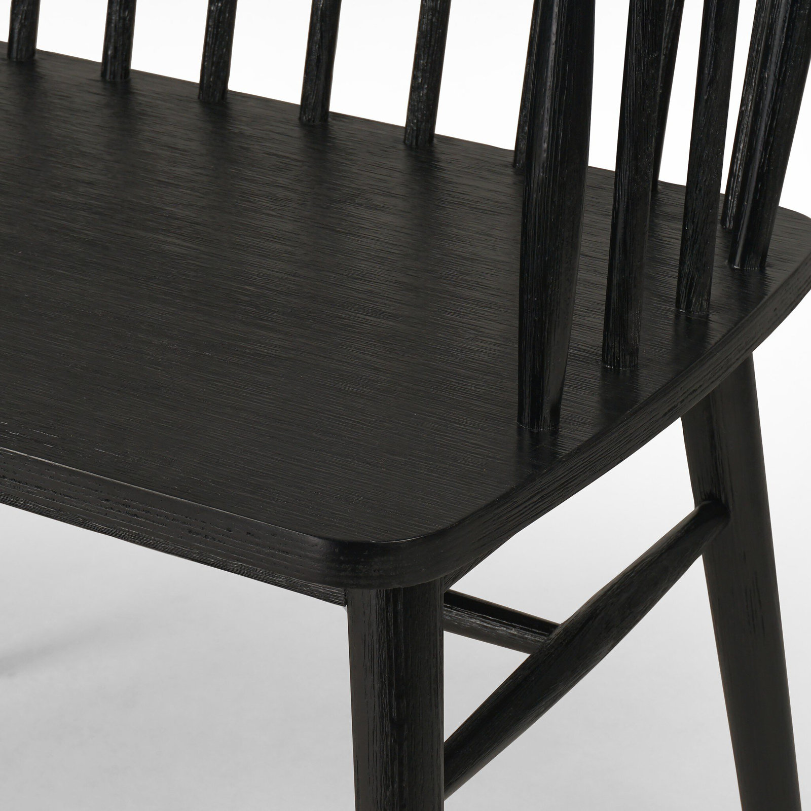 Gleaves Bench, Matte Black