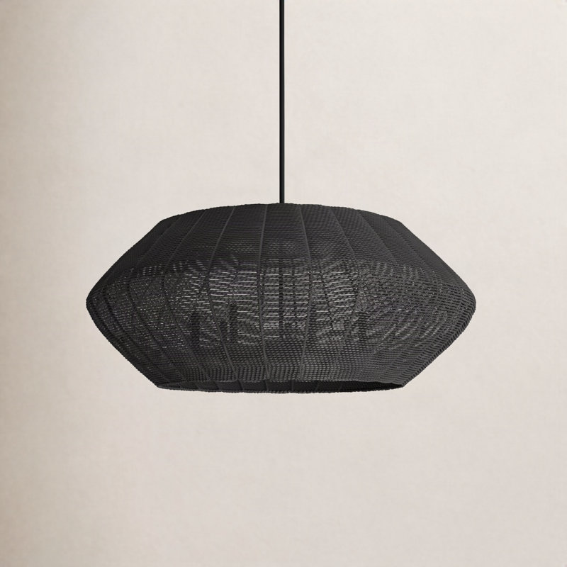 Ariza 7-Light Chandelier, Black, Black