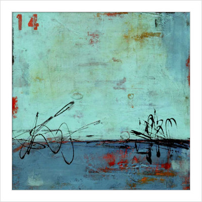 Blue Bay Marina No. 2 Print by Erin Ashley