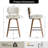 Swivel Upholstered Bar Height Stool-933675817