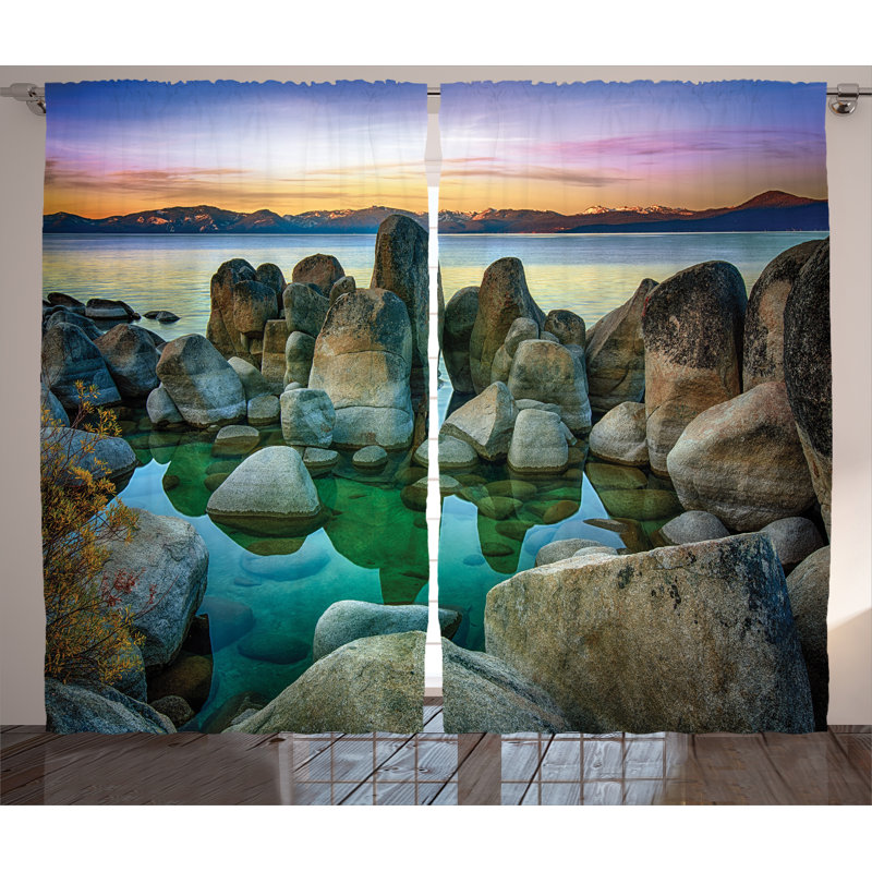 Semi Sheer Curtain Pair, 54" x 84"