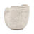 8.5X5.5X6.3" Sand And Cement Nautilus Shell Planter With Textured Beige Finish-1515714819