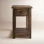 Table de bout en bois massif avec rangement Castile-595754203