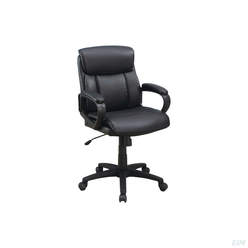 Chaise de bureau rembourrée à dossier standard