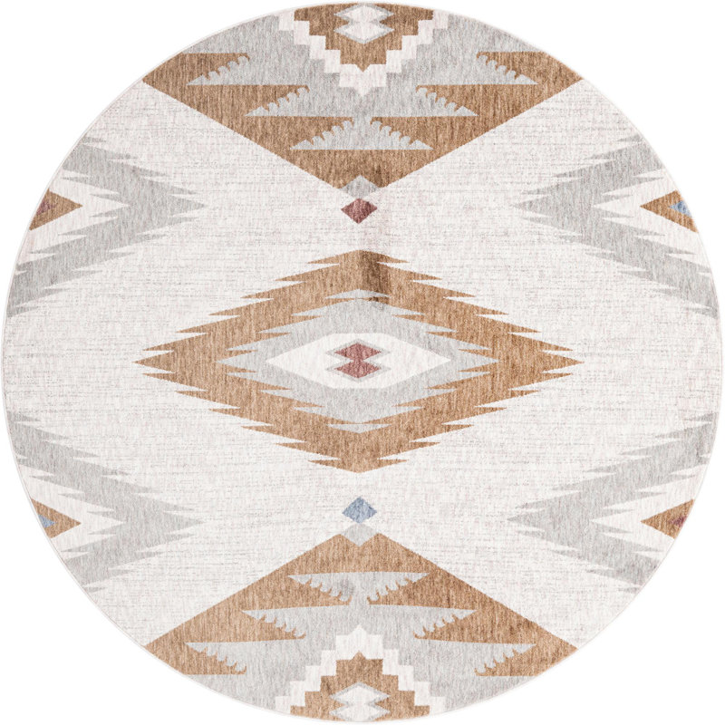 Tapis Foundry Select Perlita, Rond 7 pi