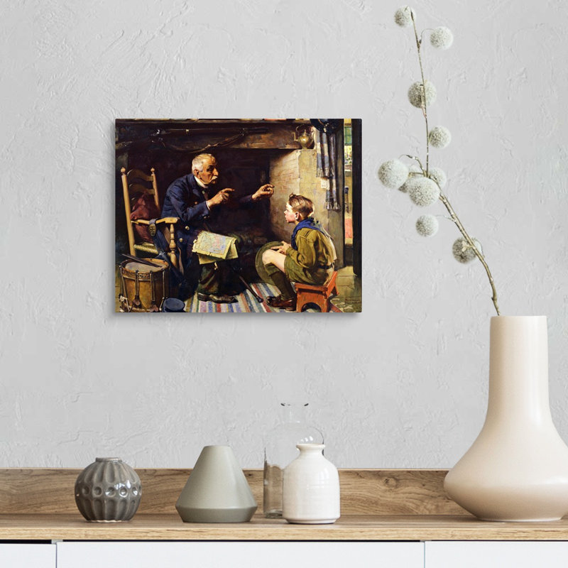 Jeunesse et vieillesse, art mural sur toile, H 11 po x l 14 po x P 1,25 po, Toile tendue