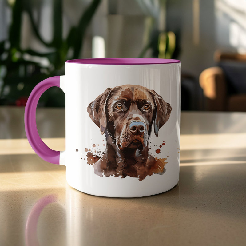 Mug, Purple, 3
