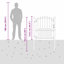104 cm W Steel Gate Fencing-121122503