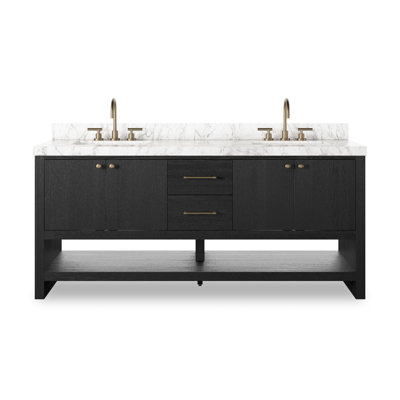 Anthem Double Vanity-Carrara Marble