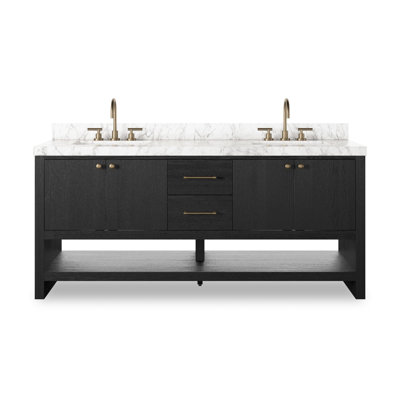 Anthem Double Vanity-Carrara Marble