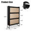 Armoire de rangement pour chaussures 28 paires avec 3 tiroirs rabattables-981454108