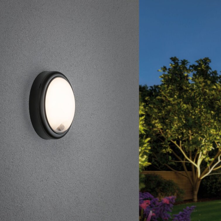 Outdoor Basic Anthracite 5.8cm H Integrated LED Outdoor Flush Mount