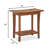 19"W Solid Wood Shower Bench-68263126