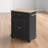 Hedon Solid Wood Top Kitchen Cart-600761116