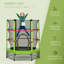Trampoline pour enfants Outsunny F5FT avec filet-110423431