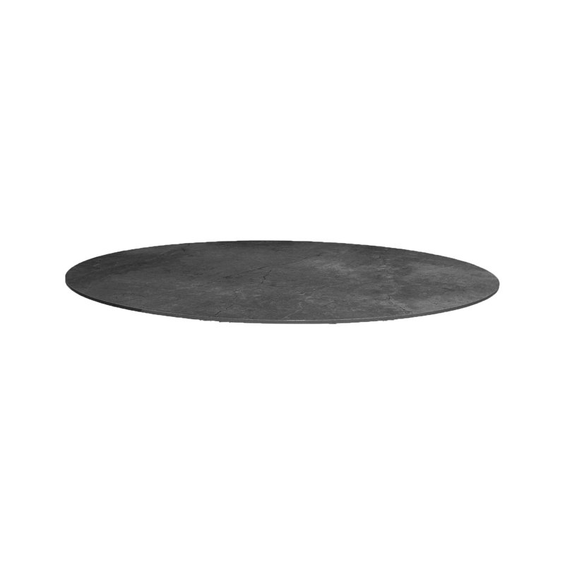 Joy Round Outdoor Dining Table , 43.4'' in. W 43.4'' in. D, Dark Gray