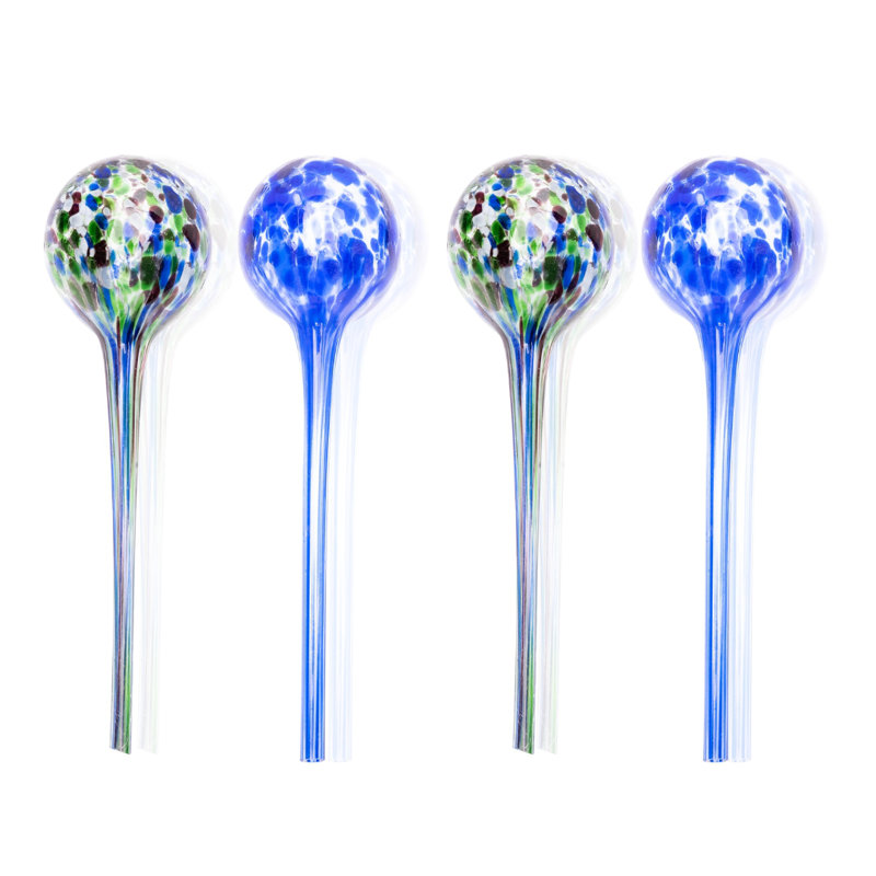 Piquets à globe d'intérieur / extérieur, Bleu et vert